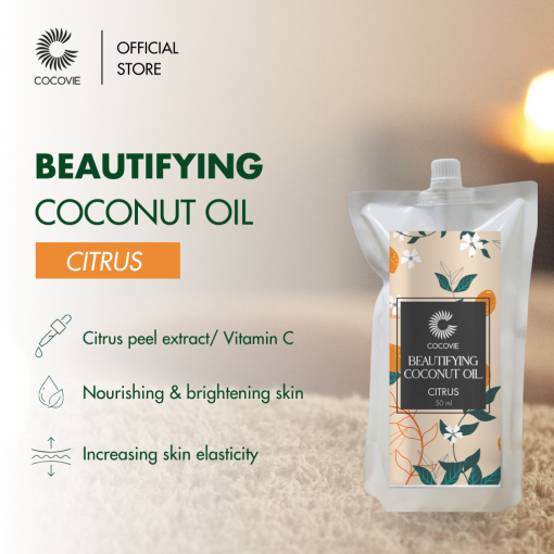 Tinh Dầu Dừa Dưỡng Da Cam Chanh - 1000ml