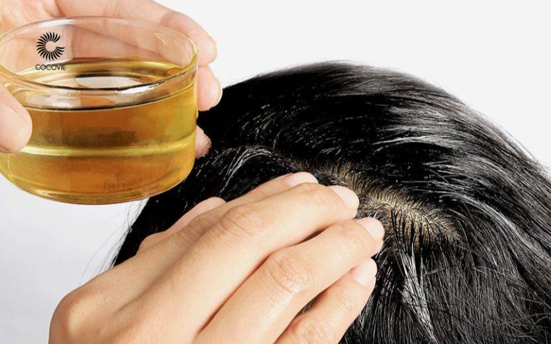 Dầu dừa đối với tóc