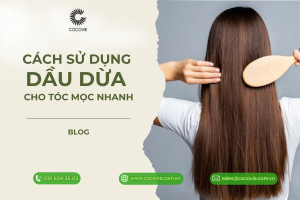 cách sử dụng dầu dừa cho tóc mọc nhanh