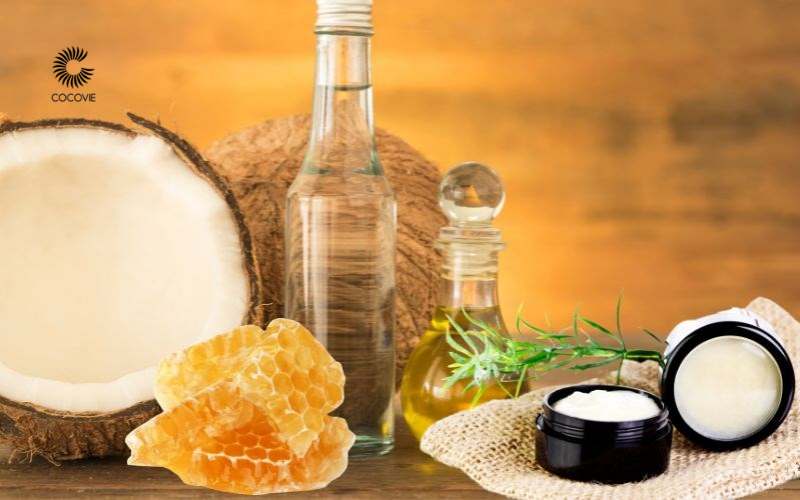 Dầu dừa và mật ong: tăng độ bóng và mềm mại
