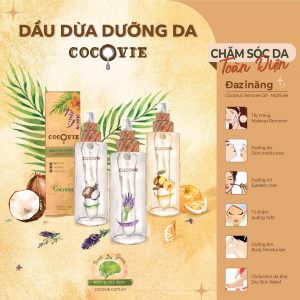 Sử dụng trọn vẹn Dầu Dừa Dưỡng Da COCOVIE như thế nào?