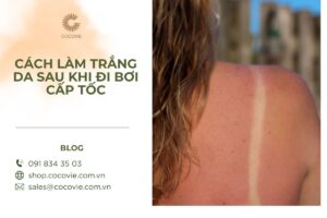 Cách làm trắng da sau khi đi bơi